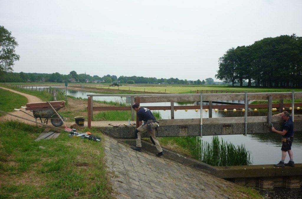 Herstel brug stuw Besselink Almen